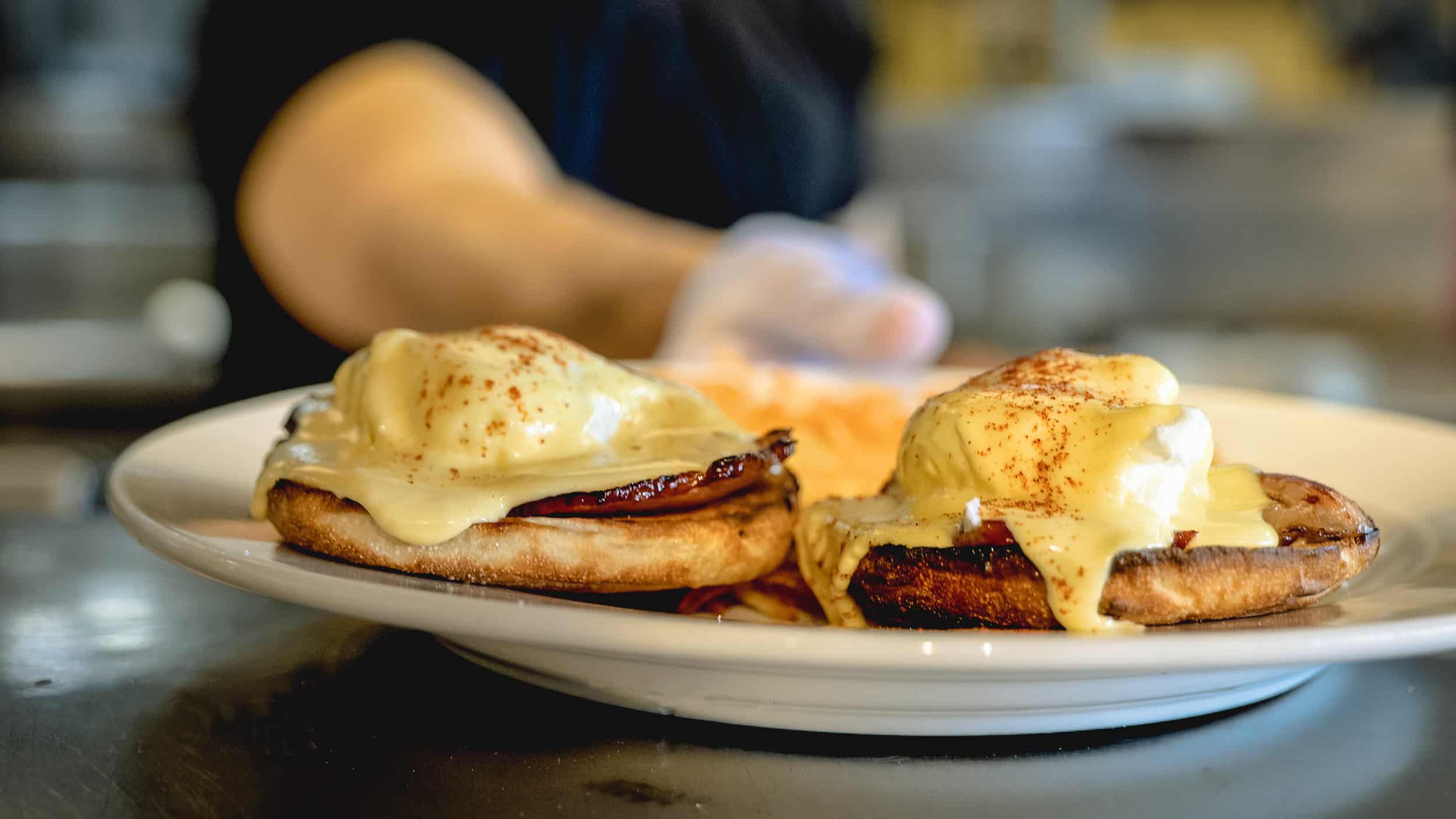 Eggs Benedict from Avenue Bread James Street